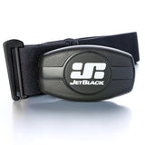 Jet Black Heart Rate Monitor - Dual Band Technology (Bluetooth / ANT +) - Soft Strap