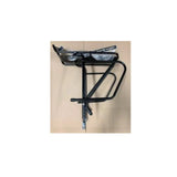 CycleOn Rear Pannier Rack, Alloy Black, Adjustable With Fittings 265cm Long.