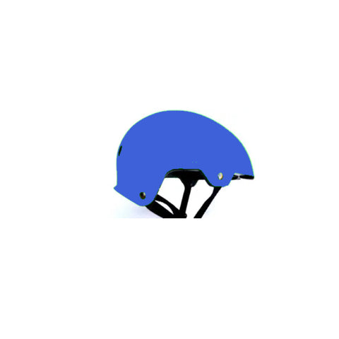 Helmet Dirt Flat Blue 48-52cms Thermoplastic Shell 360gms