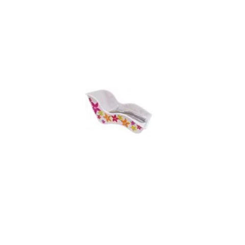 Doll Seat Rear to Suit Kids Bike with bracket White with Flower Sticker